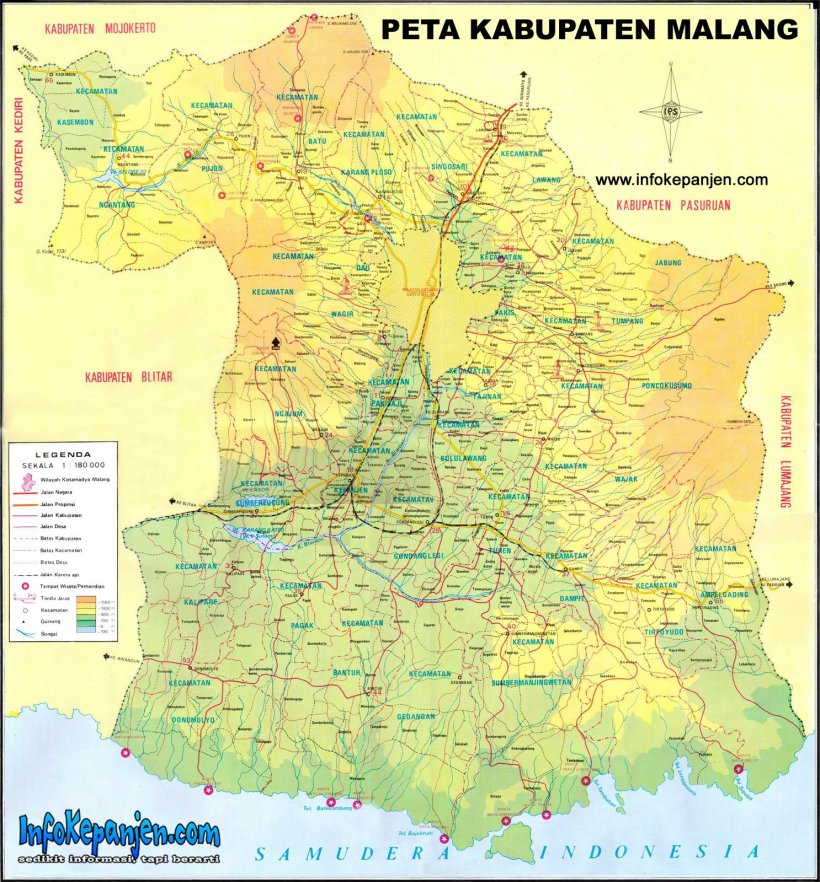 Peta Kabupaten Malang